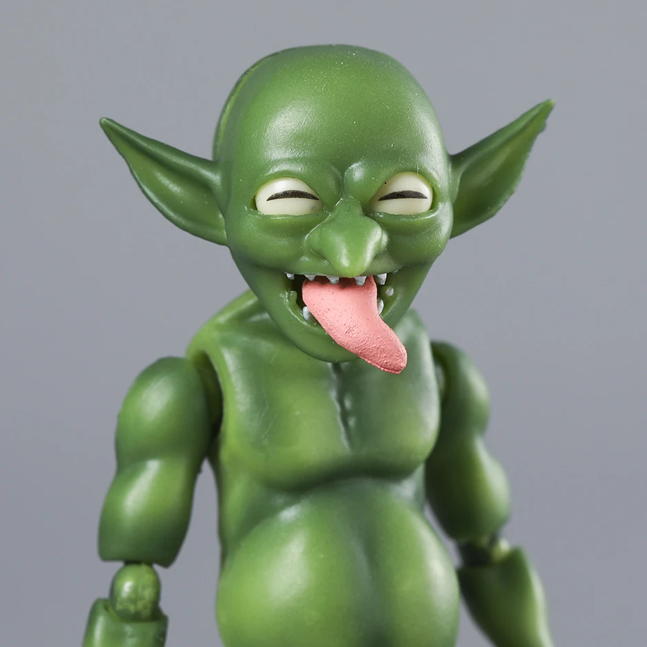 Goblin Movable Joint Figure 10cm Fantasy Action Model Collection