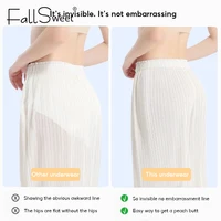 Falllsweet 4 pièces/ensemble slips en soie sans couture pour femmes culottes en soie de mûrier sous-vêtements confortables sous-vêtements doux et légers M-2XL 4