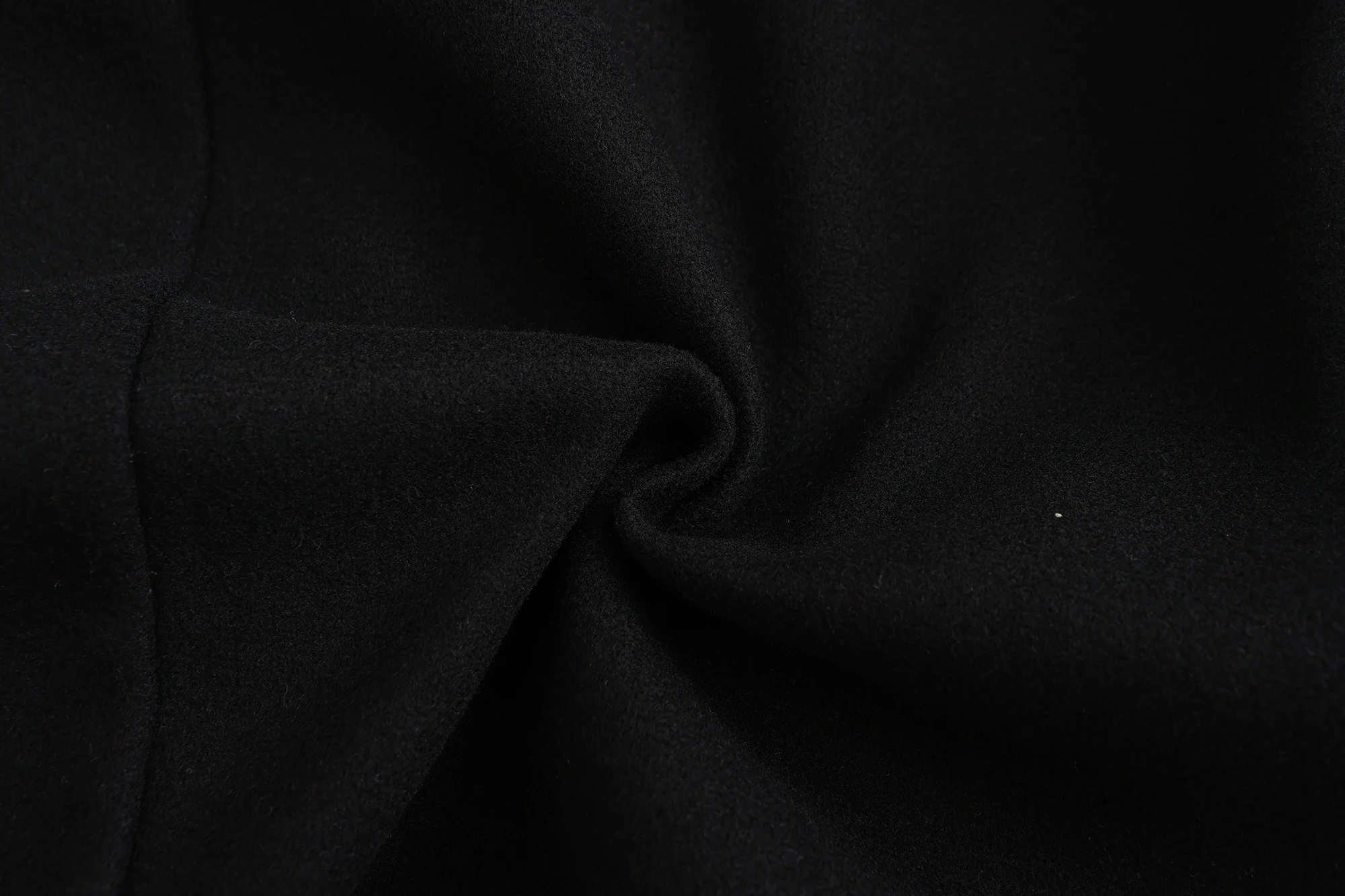 Description Picture 5 of item2024 European and American fashionable men's casual woolen jackets high-quality version double-breasted men's fur collar clothes