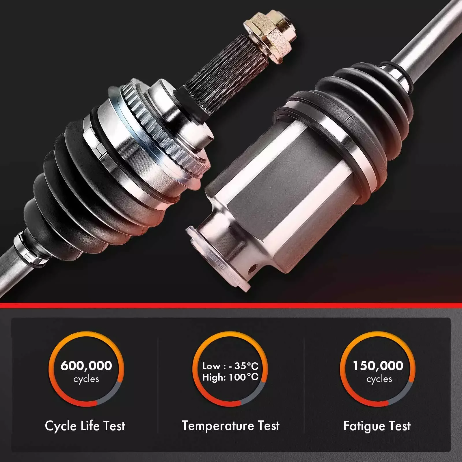 CV 액슬 샤프트 어셈블리, 메르세데스 벤츠 W211, E320, E350, 04-09, 4Matic, 전면 좌측