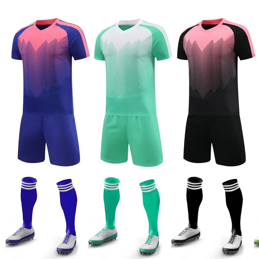 25 American children's clothing boy girl Fans shirt Training wear games Football Jersey sport Men Kids Kit Tops and shorts