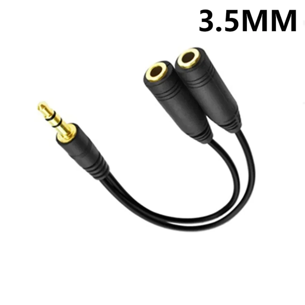 Premium Audio Y Splitter Cable - Hi-Fi Sound 3.5mm Male to Dual Female Ports
