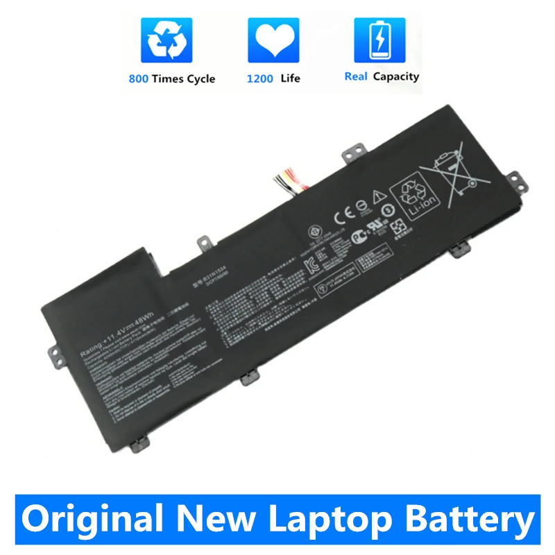 

CSMHY Original 11.4V 48Wh B31N1534 Laptop Battery For ASUS Zenbook U5000U UX510 V510 UX510UW UX510UX Series 3ICP7/60/80