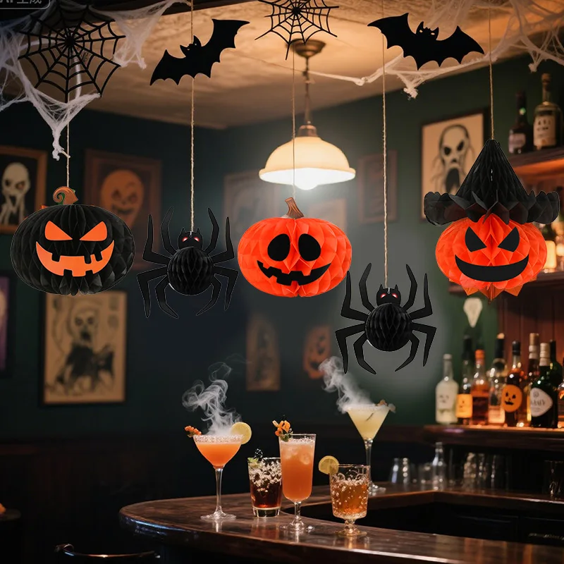 thumbnail image 2 of Halloween Balloons Mylar Foil Pumpkin Witch Black Cat Spider Ghost Bat Mummy Balloon For 2 of 10