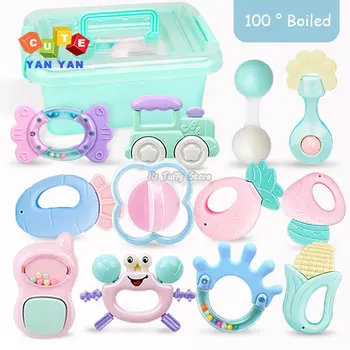 Baby Rattle Teether Set 0-12 Months 1
