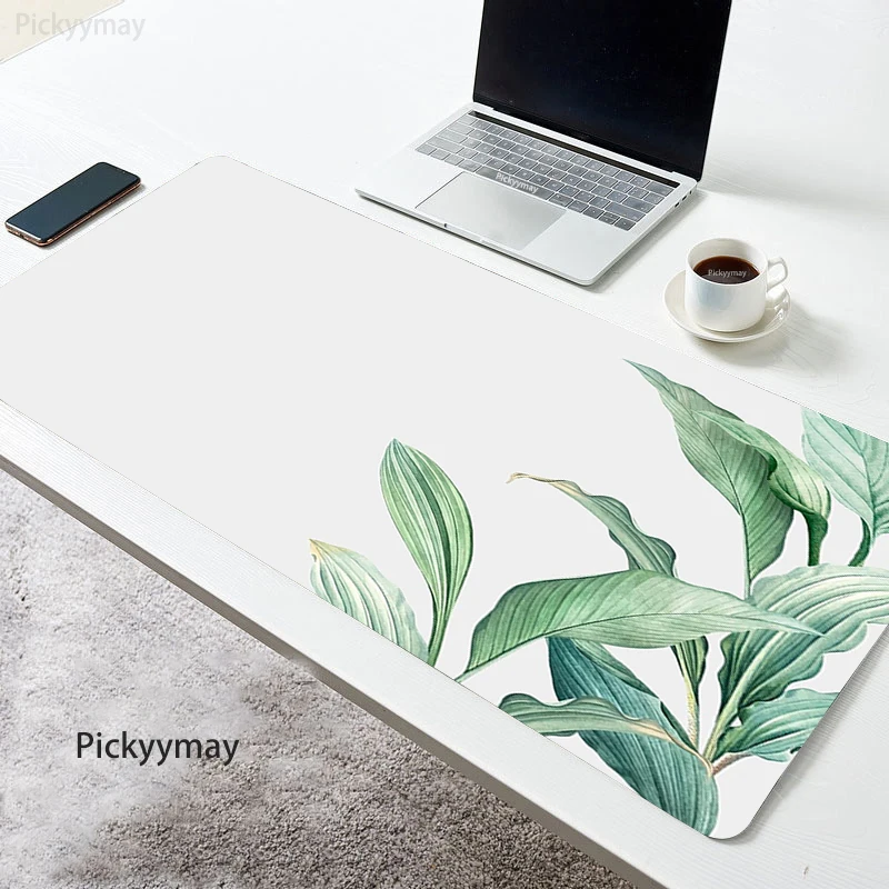 

Large Computer Mouse Pad Office Mousepad Gaming Accessories Notebook Keyboard Table Cover Mat Deskmat Cartoon Plant Mausepad XXL