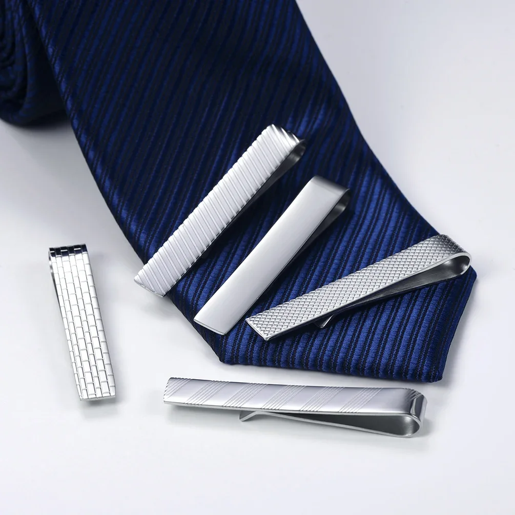 Las Mejores Ofertas En Corbata De Lazo De Oro De Acero Inoxidable Bares/ Clips Para Hombres | EBay