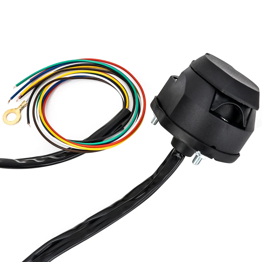Car Parts TIROL New 7 Pin Trailer Socket Cable 1.5M Wire for Car Trailer Wiring Connector