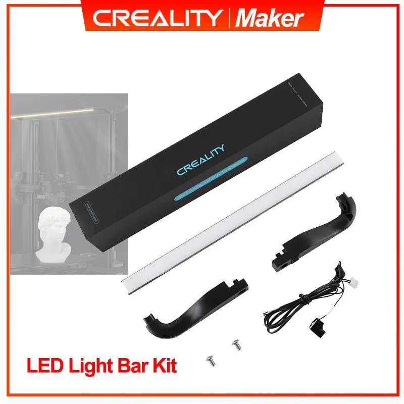 CREALITY No Strobe LED Light Bar Kit 24V/5W 3D Printer Parts for Ender-3 V3 SE/KE/Ender-3 S1 Pro/CR-10 Smart Pro/End