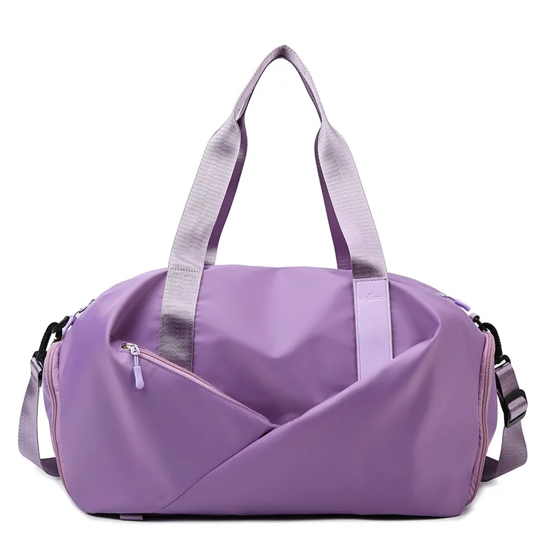 2024 Solid Hand luggage bag For travel Casual Weekend bag Waterproof organizer travel bags Large Sports Trainning Yoga Gym bag