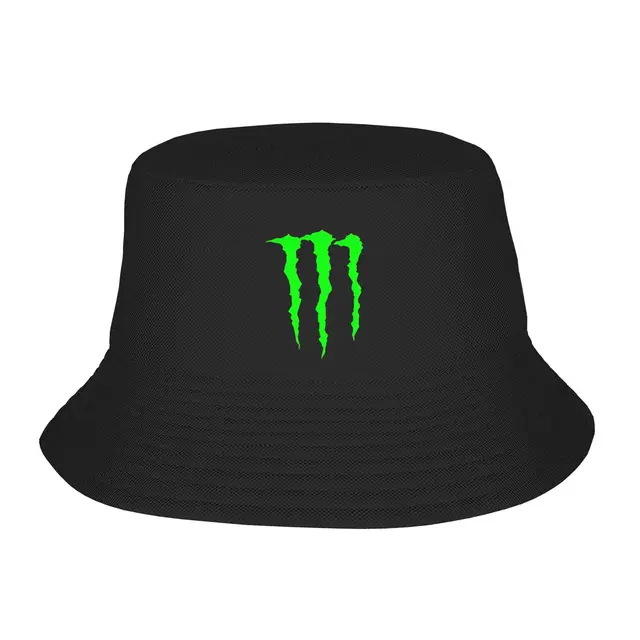 Bucket Hat  Hawaii Fisherman Caps For Men Women Korean Vacation Visor Hats M–monsters Racing Drink Logo Portable Design Cap 1