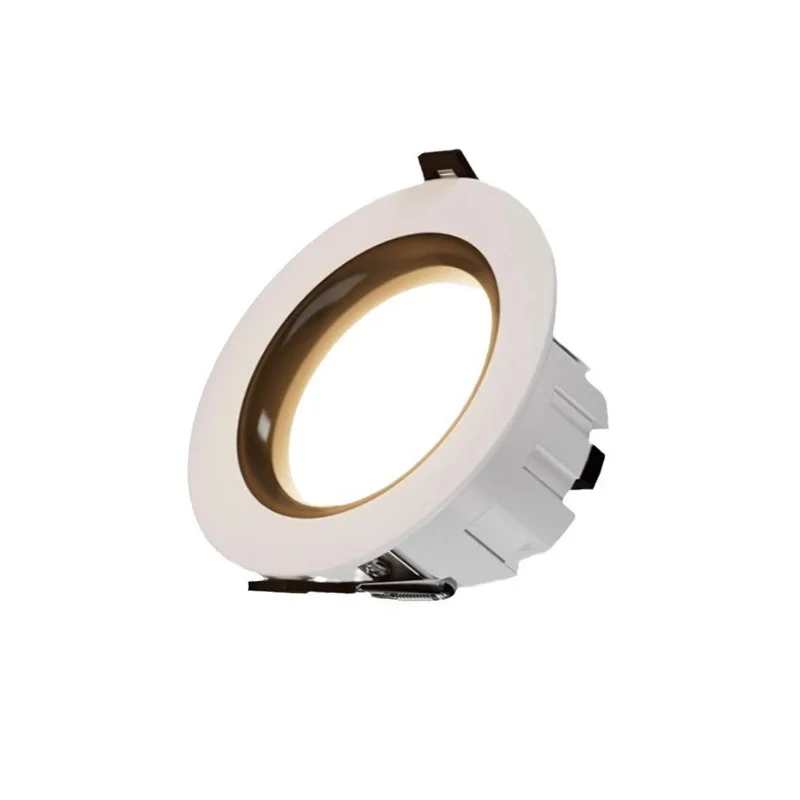 Anti Glare Recessed Dimmable Downlight 7w 9w 12w 15w 18w 24w Led Spot 220V/110V Ceiling Round Panel Light Decoration Home