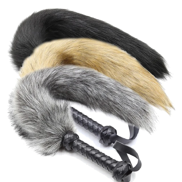 Fetish Party Slave - New Long Handle Fox Tail Fur Whip Fetish Spanking Cosplay Bondage Flogger Porn  Party BDSM Flirt Slave Erotic Sex Toys for Couple - AliExpress