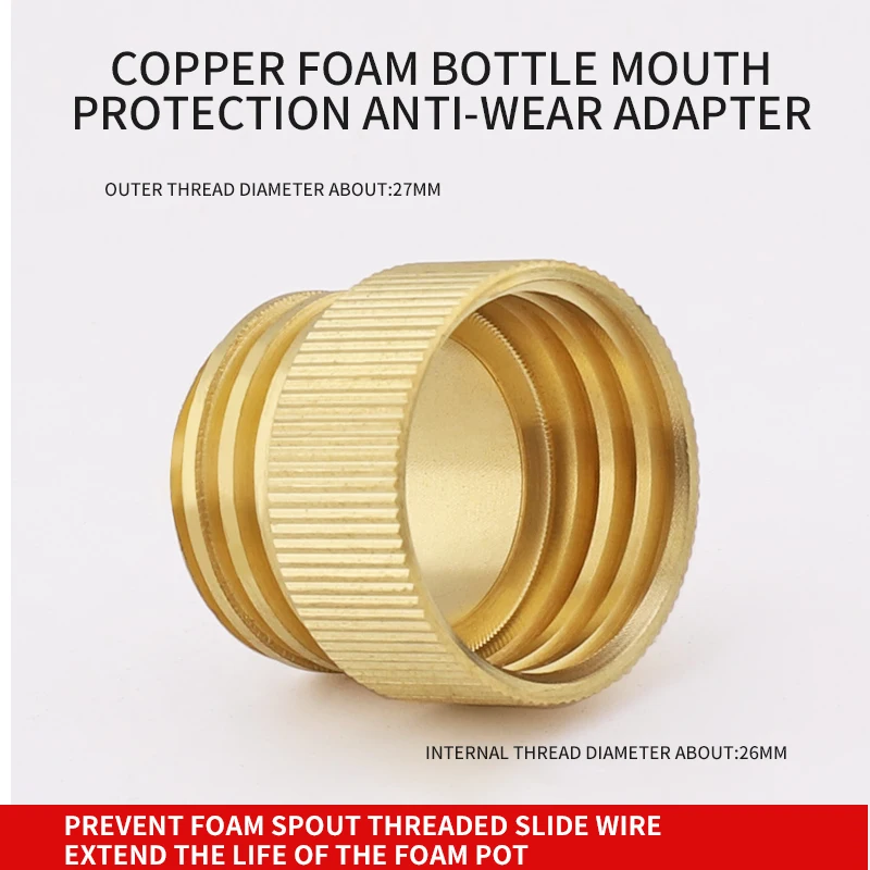 Car Wash Accessories Adapter For Foam Cannon Mouth Protect Anti-wear For High Pressure Snow Foam Lance Lengthen Service Life 2
