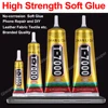 Black Glue Cellphone Screen Display Repair Contact Epoxy Adhesive E7000 Transparent Leather Silicone Super Sealant Bond Zhanlida 2