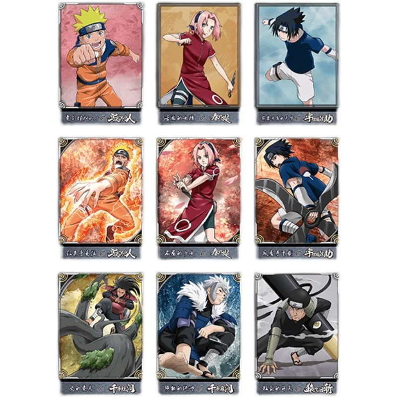 

55pcs/set DIY NARUTO anime game two rare craft characters around Naruto Sasuke flashcard children's toy collection birthday gift