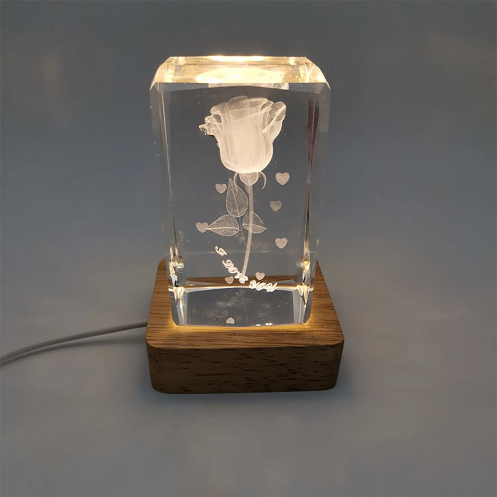 LED Wood Lamp Base USB Rechargeable with Remote Control Stand Lamp Holder Art Ornament Home Decor led lights lamp holder lamp bulb holder lamp base led lamp base