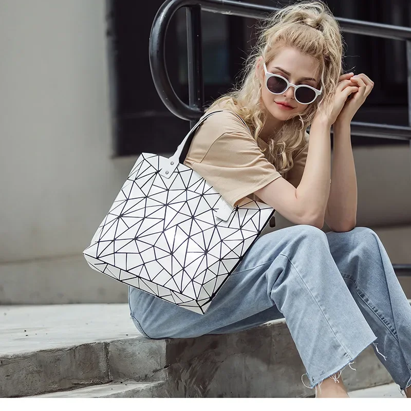 【THEAIRTOWN】Hologram Dot Ribbon Big Shoulder Bag ★ dope big shoulder bag(5 color) - THEAIRTOWN | 60% - Asian