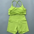 Yellow green suit
