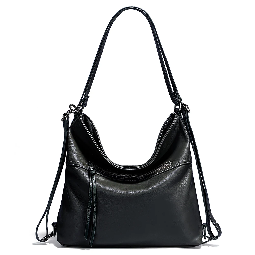 حقيبة كتف نسائية عصرية من Zency مصنوعة من الجلد ال...