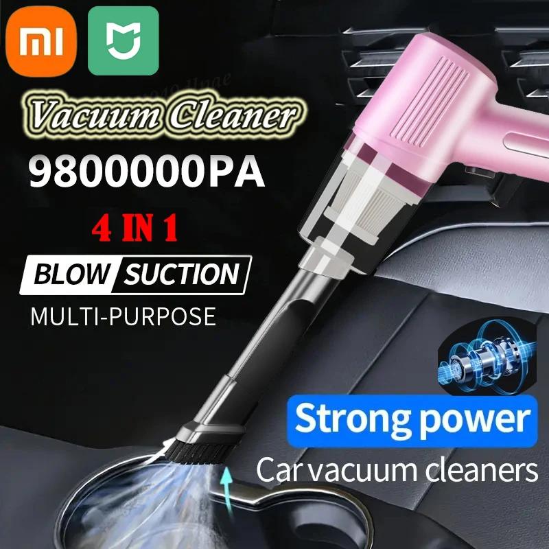 Xiaomi MIJIA Vacuum Cleaner 9800000 PA High Power Suction Blowing Double use Wireless Mini Handheld For Vehicle