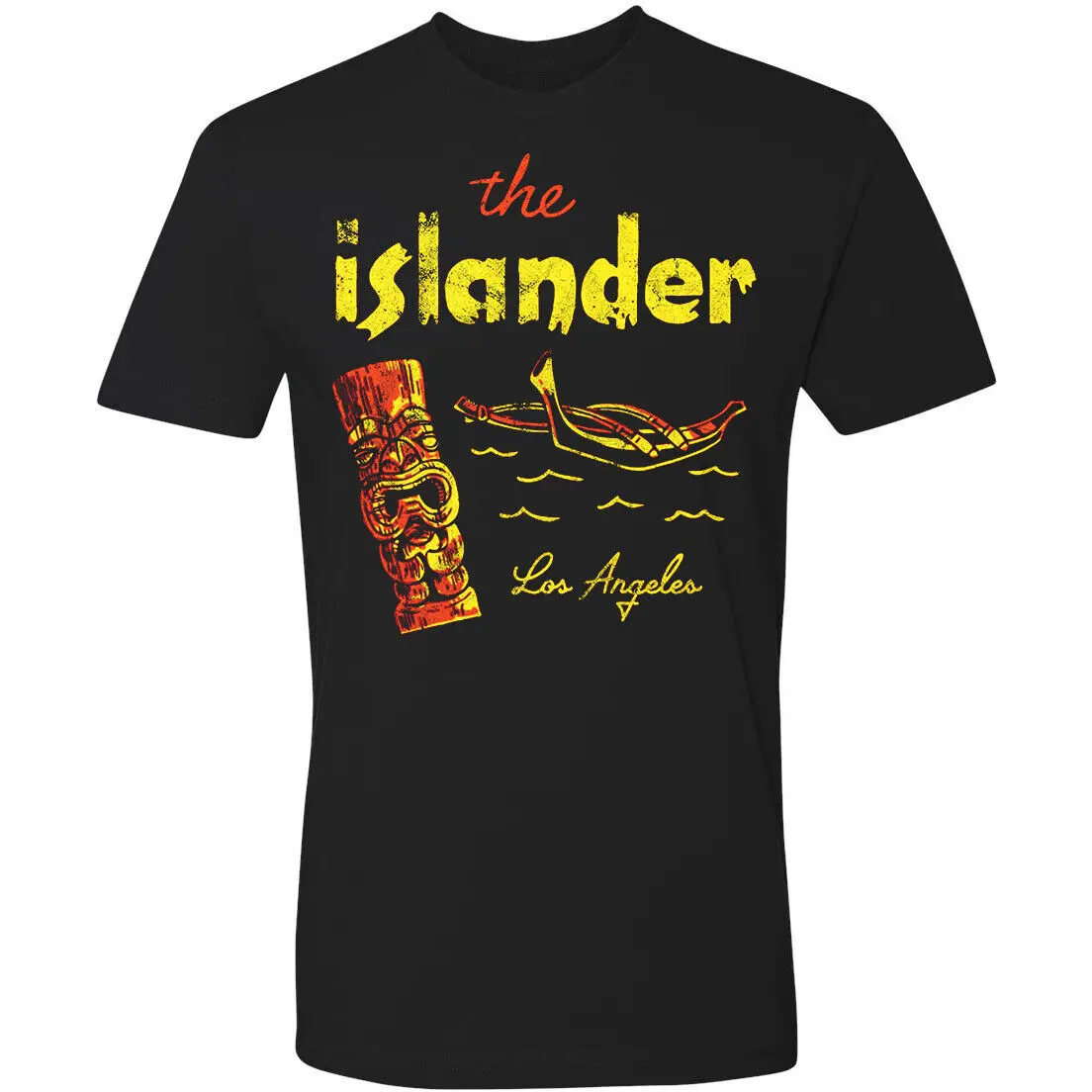 Maglietta Tiki Maglietta Stile Retrò Vtg Art Bar Mug Restaurant The Islander Los Angeles