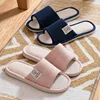 2024 Linen Home Slippers Soft Sole Silent Breathable Shoes in Spring Cotton and Linen Slippers for All Seasons Anti Slip Indoor 1
