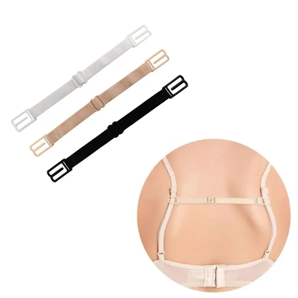 

10pcs Non-slip Bra Strap Portable Adjustable Elastic Buckle Belt Double-shoulder Bra Extender Back Hasp Holders