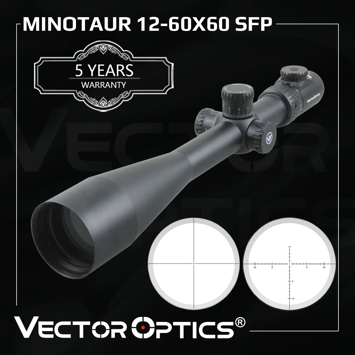 Vector Optics Minotaur 1260x60 Hunting Rifle Scope Tactical Riflescope