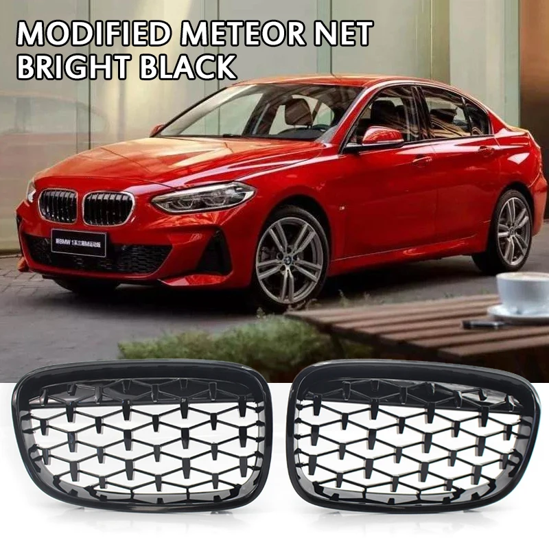 

Pair Car Front Grille Racing Grills Kidney Grilles X3 X4 F25 F26 2014 2015 2016 2017 Chrome Meteor Style