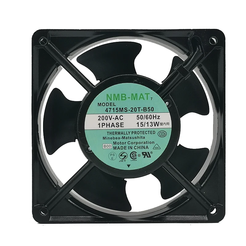 Nuovo Per Nmb 4715Ms-20T-B50 200V 50/60Hz 15/13W 12038 Ventola Ac Con Telaio In Alluminio