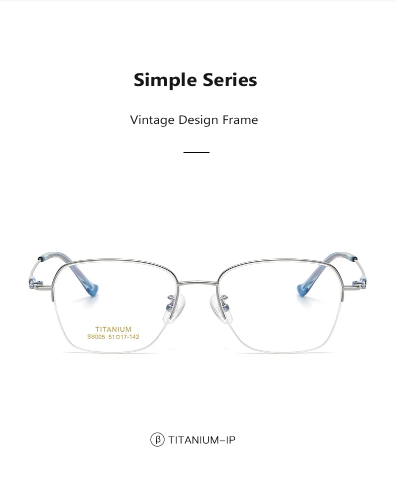 Oveliness Titanium Eyeglasses Side View
