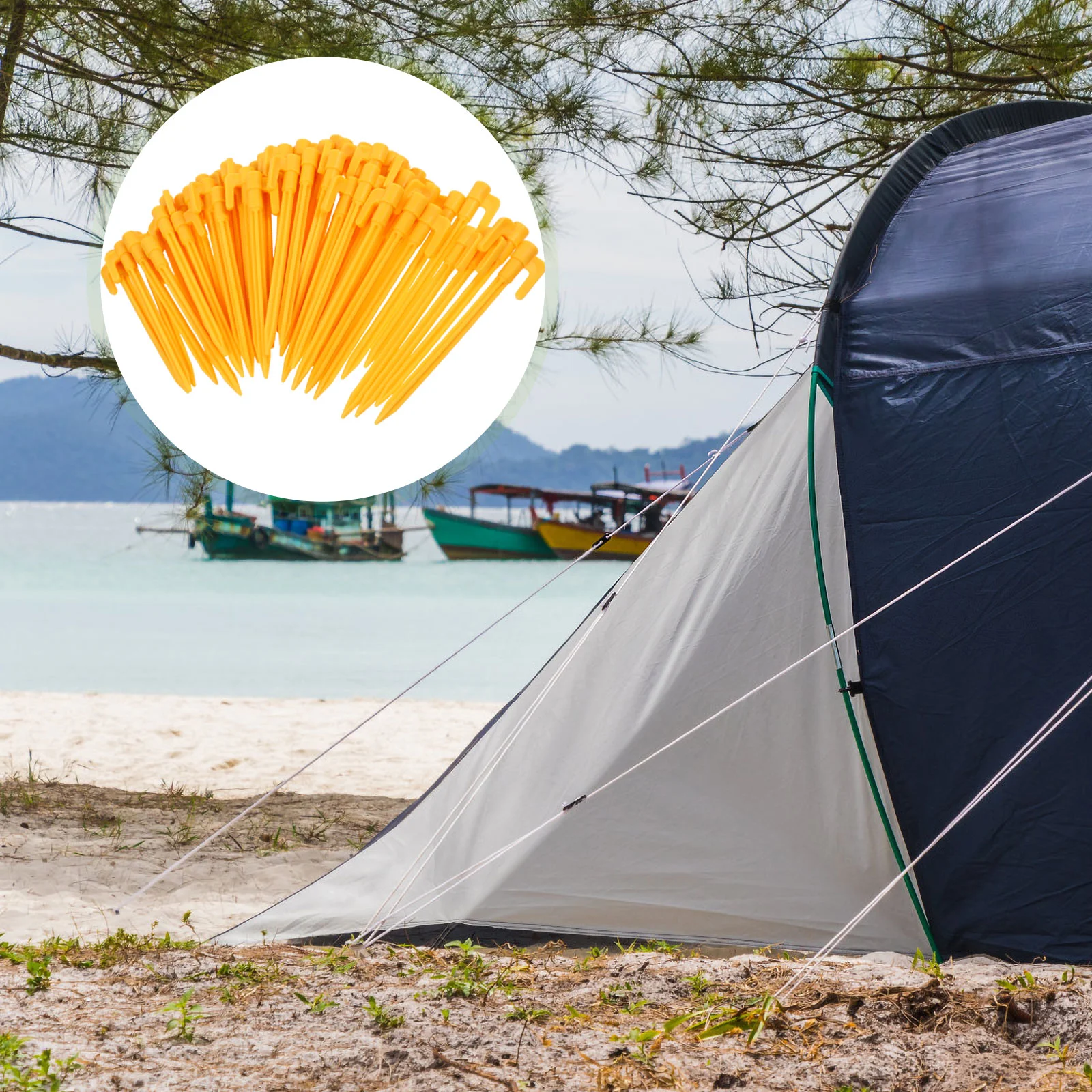 

Camping Tent Fixing Pegs Outdoor Tent Plastic Fixing Nails Ground Nails Tent Ground Nails Camping Tent Nails Accessories