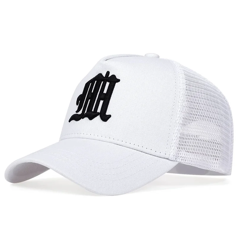  - New Fashion Letter Baseball Cap Women Men Breathable Hip Hop Hats Summer Casual Mesh Caps Unisex cotton Snapback Caps gorras