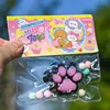Kawaii Cute Cat's Paw TPR Pinch Toy Slow Rebound Blingbling Squeeze Decompression Toy Transparent Cube PU Sensory Toy Gifts 6