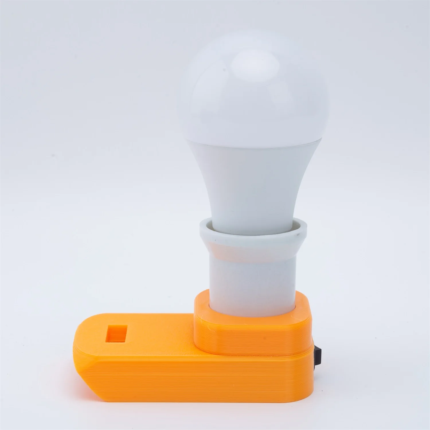 5W LED Bulb E27 Portable for DeWalt 18V Lithium Battery Home Bedroom Christmas Party Decoration(NO Battery ) With portable light bulb