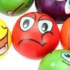 12Pcs Stress Relief Expression Soft Balls Toy Fun Sponge Stress Ball Squeeze Smiley Face Grimace PU Foam For Sports Toy Ball 2