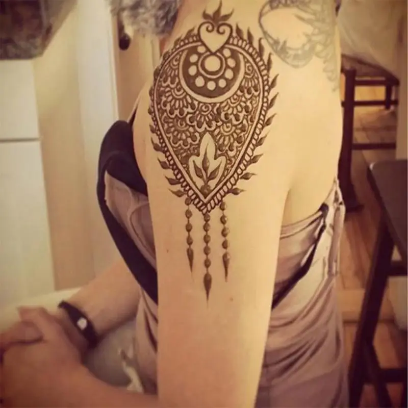 Natural professional Indian Henna Tattoo Paste Cone Body Paint Temporary Mehndi Henna Tattoo body art Sticker Mehndi Body Paint