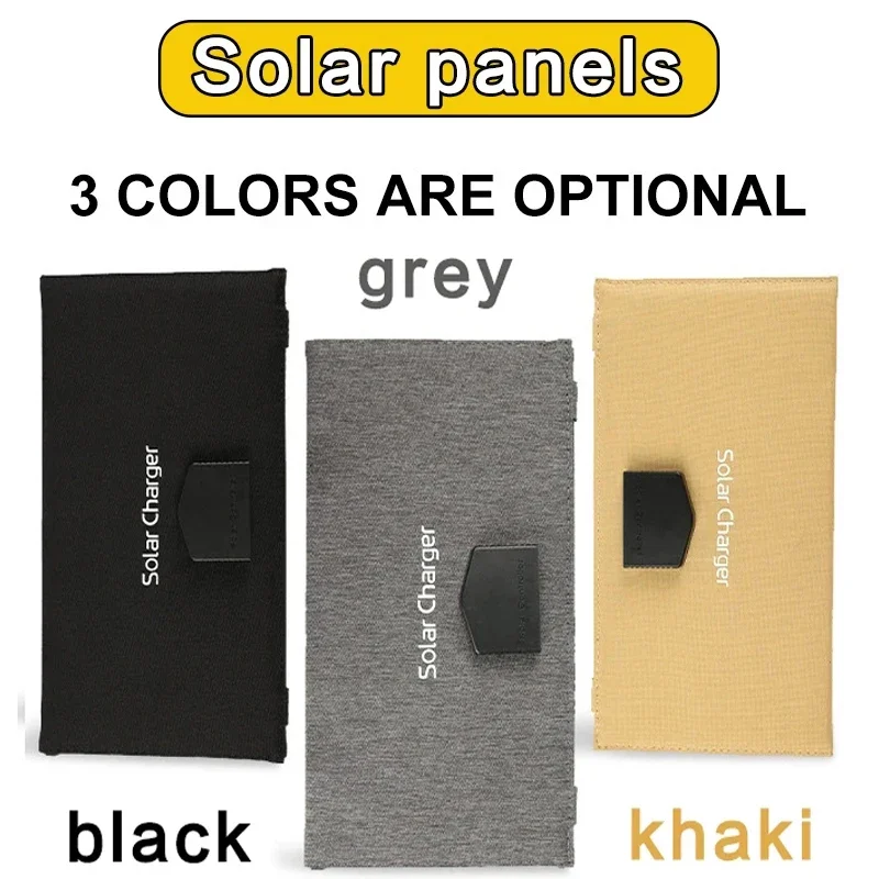 1000W 3-Fold Foldable Portable Solar Panel Charger USB 5V DC Full time Power Panel Mobile Power Supply portable solar panel solar charger panels solar panels solar charger solar battery charger