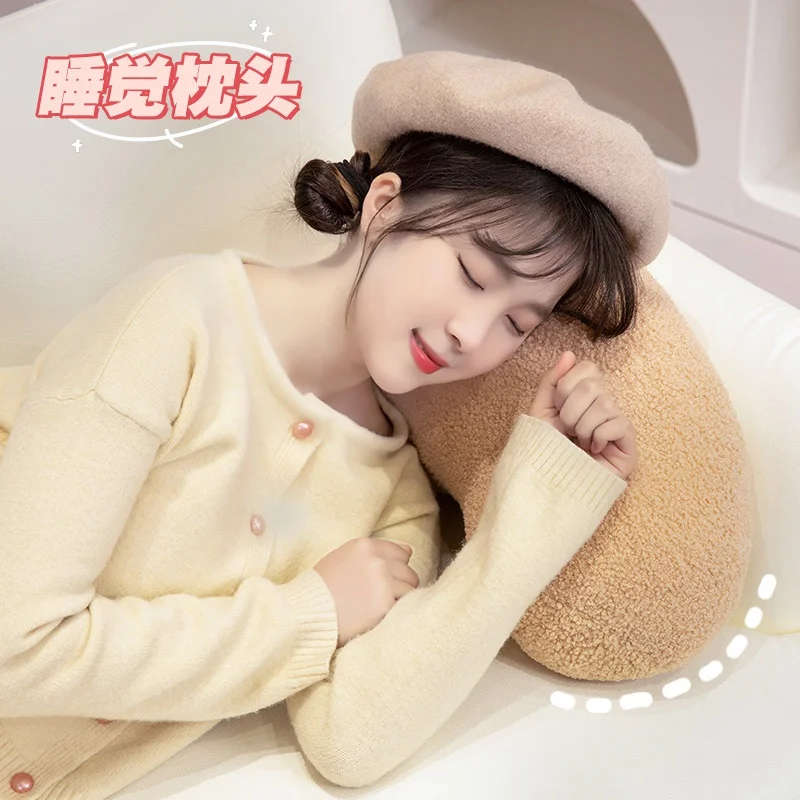 Soft Plush Cloud Flower Cashew Nut Donut Ball Pillow Back Support Plushie Sofa Chair Bed Home Decor Plushie Ladies Gift 5