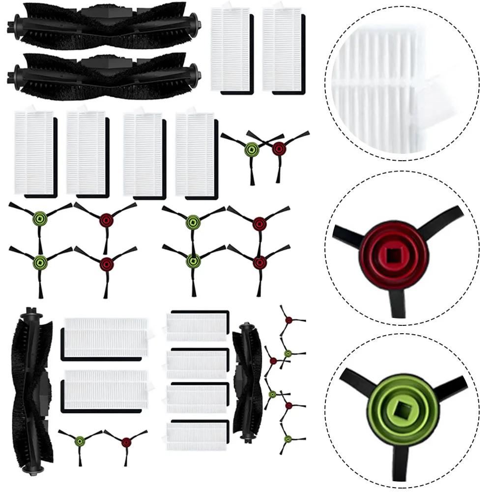 

Main Side Brushes Filter For Cecotec Conga Eternal Pet Max Vacuum Cleaner Spare Parts Side Main Brush Filters