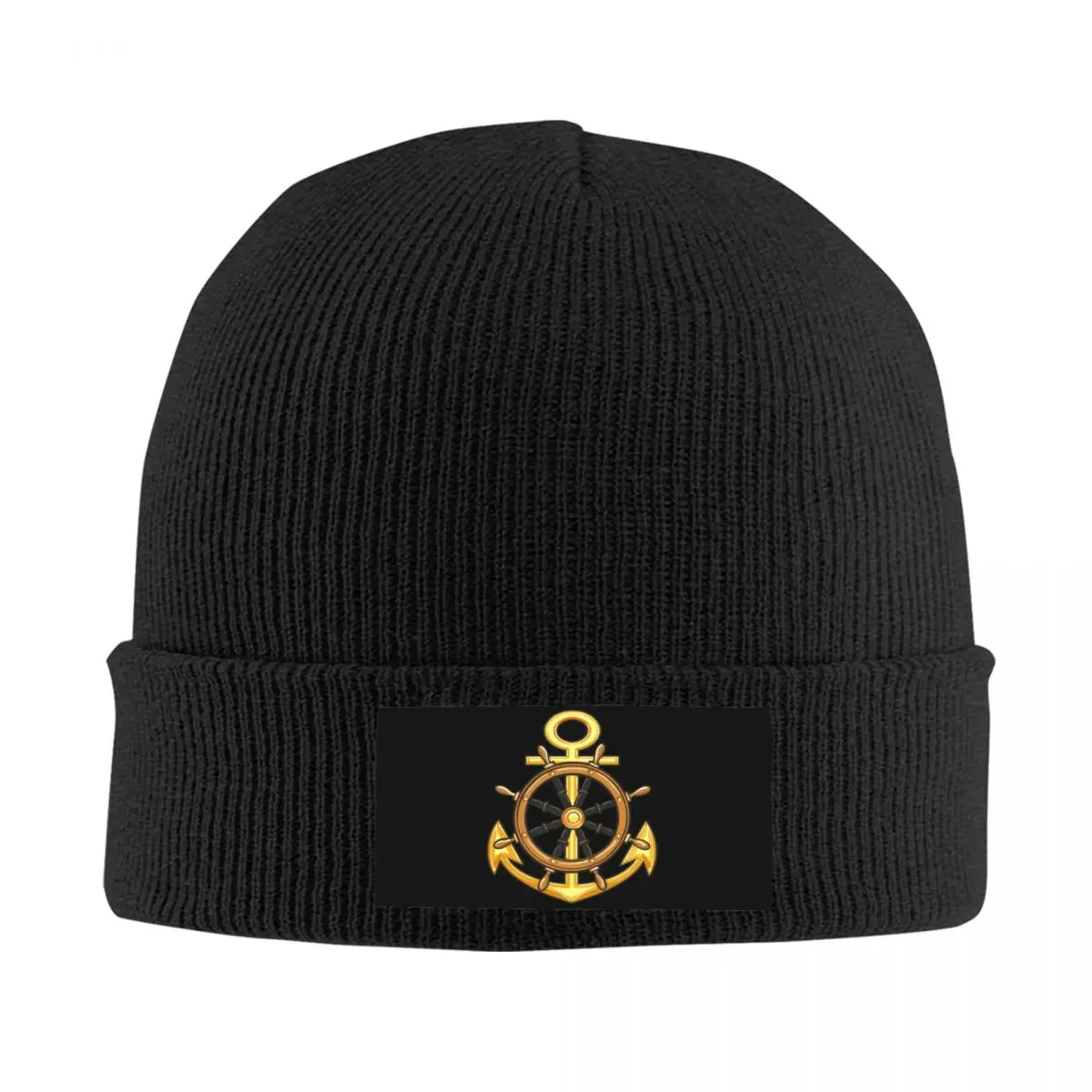 

Nautical Sailor Anchor Skullies Beanies Caps Unisex Winter Warm Knit Hat Women Men Cool Adult Bonnet Hats Outdoor Ski Cap