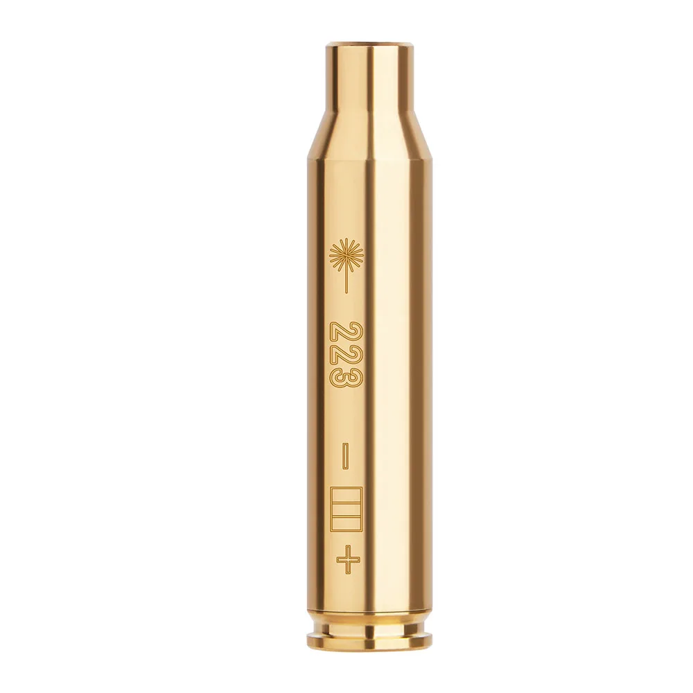 Red Dot Laser Boresight CAL Cartridge Bore Sighter For Hunting Gun Scope Adjustment .223 5.56 7.62 9MM .308 12GA 20GA