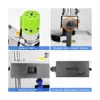 Glass Bottle Cutter Wine Bottle Cutting Grinding Drilling Machine with 12 PCS Abrasive Blades for DIY, 110V 150W,US Plug 3