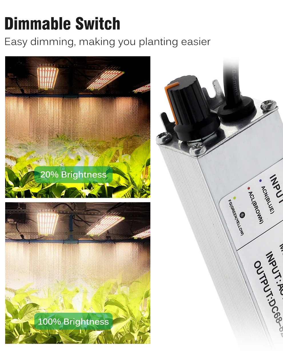 85W 150W Dimmbare Vollspektrum LM281B LED Pflanzenwachstumslampen Effiziente Hydroponik-Lampe für Gewächshaus Gemüse Blumen Aussaat – Detail 3