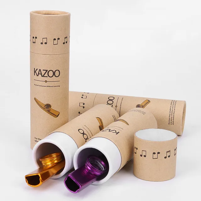Kazoo In Metallo - Set Da 4 Con Membrane Di Ricambio | Strumento Musicale Divertente Per Adulti E Bambini - Foto 6