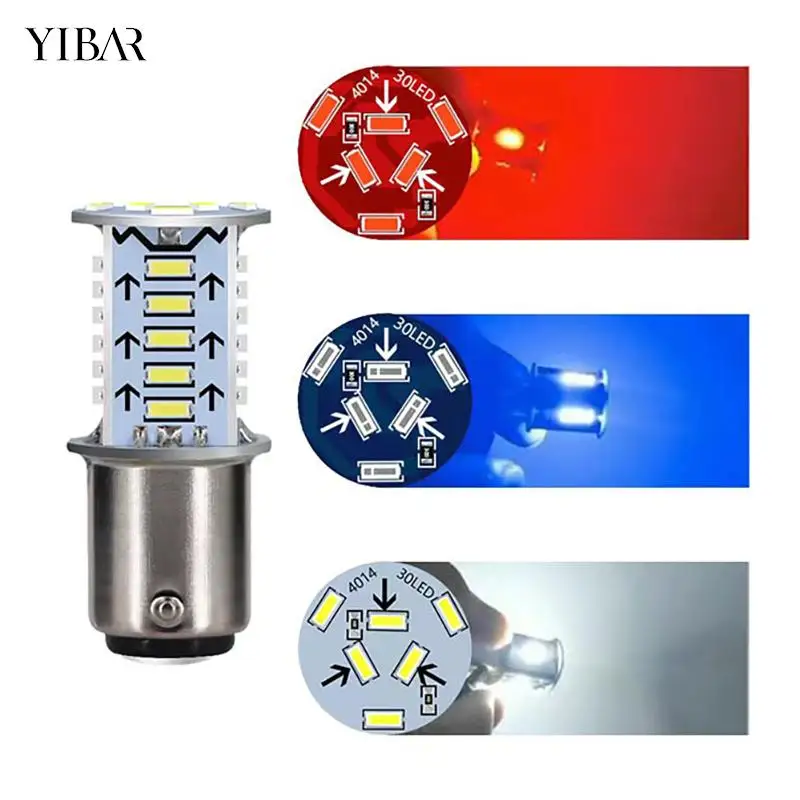 1157 Led Strobe Brake Light BAY15D Led Bulb 30 SMD DRL Reversing