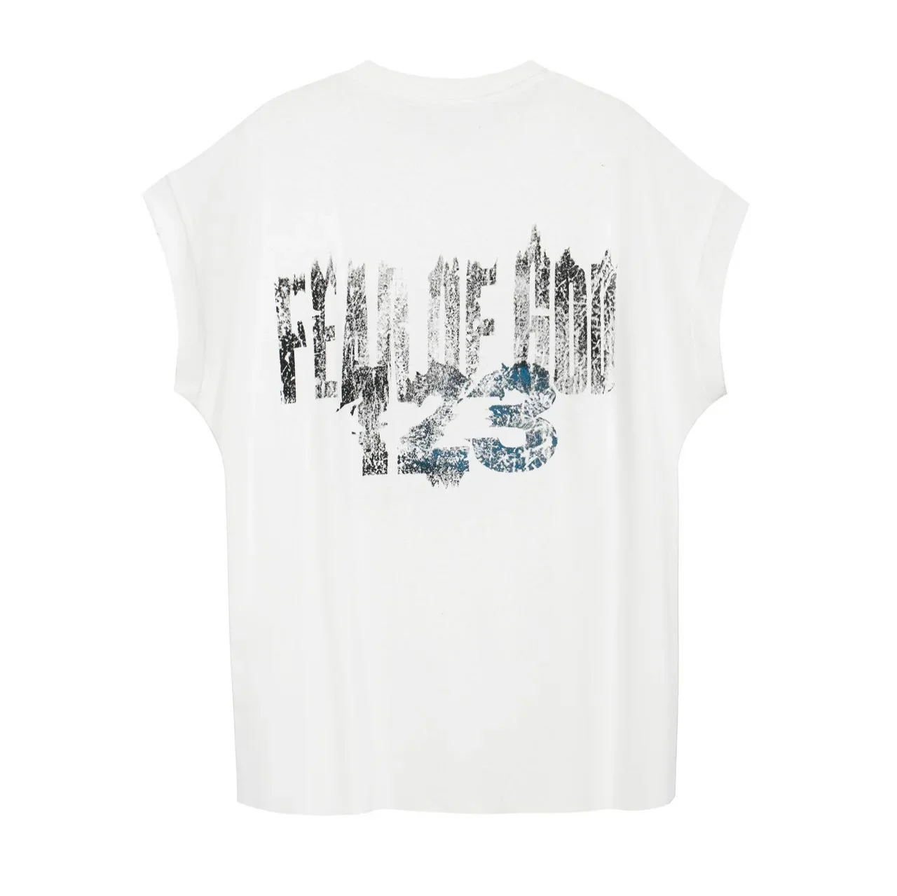 Fear God Xrrr123 Inri Cut Off Teeshoulder Vest Fashionable