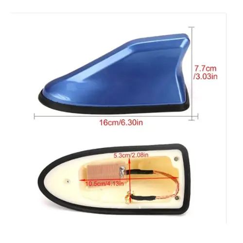 Universal Car Antennas Shark Fin Antenna Auto Radio Signal Aerials Roof Antennas for universal car model Car Styling - Image 4