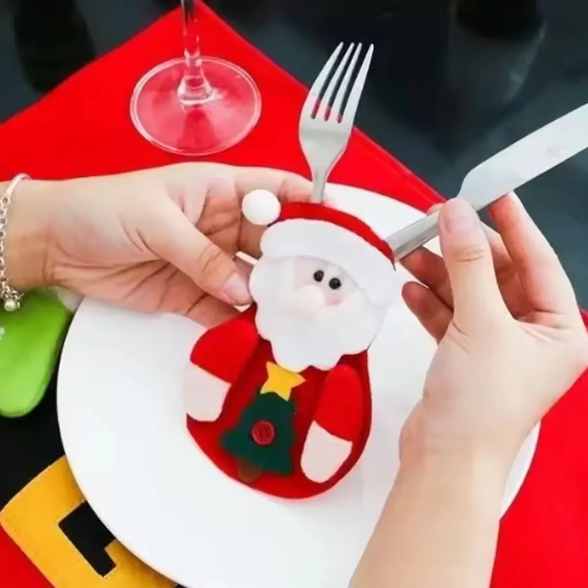1pc-Christmas Knife and Fork Cover